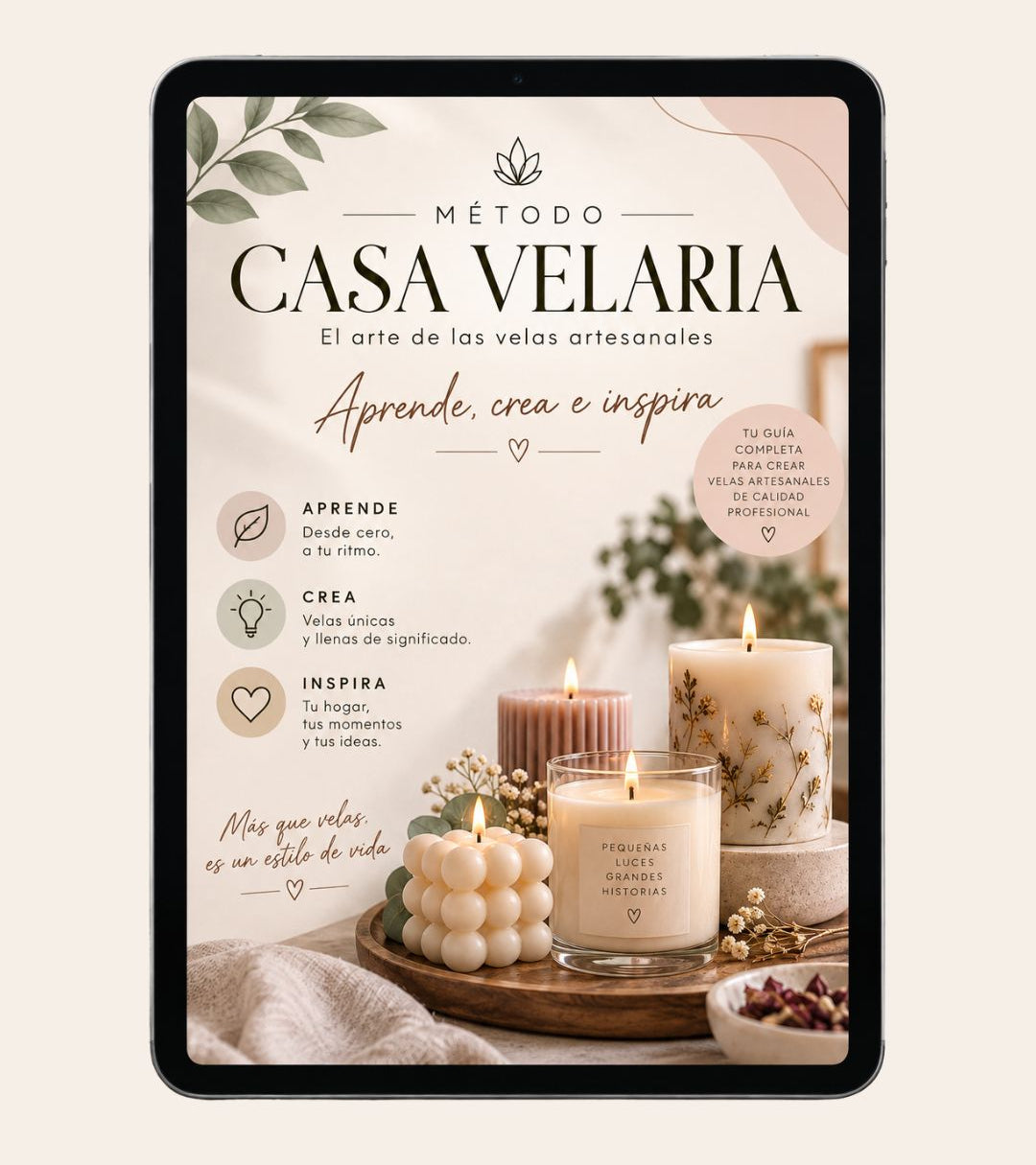 Método Casa Velaria | Aprende a crear tus primeras velas artesanales